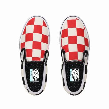 Detske Tenisky Vans Big Checker ComfyCush (8-14+ years) Červené/Čierne VA09WSLEN